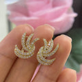 14K Yellow Gold 0.93ct in Diamonds Earrings. DCE144102 EIT (etsy image id: 5027734914)