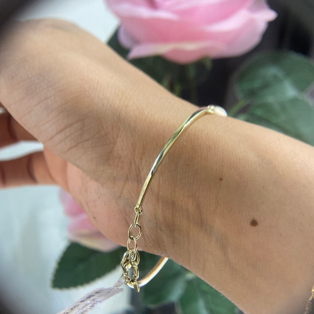 14K Yellow Gold 0.95ct Bracelet with Diamonds DCB144187 IAJZ (etsy image id: 5073268681)
