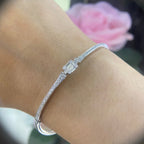 14K White Gold 0.96ct Bracelet DCB4184 IAJZ (etsy image id: 5073386743)