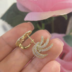 14K Yellow Gold 0.93ct in Diamonds Earrings. DCE144102 EIT (etsy image id: 5075959151)
