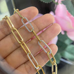 18K Yellow Gold  0.72ct in Diamonds Necklace. A48615N14 GLII (etsy image id: 5197966121)