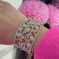18K White and Yellow Gold Diamond Bangle with 11.42ct Diamond , VS2- SI. (etsy image id: 5583070032)