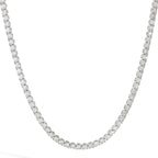 Stunning 14K White Gold Lab-Grown Diamond Tennis Necklace - DN0011 __etsy:5716797790