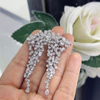 18K White Gold Multi-Cut Natural Diamond Earrings – 11.29CT | E86130-1 IJ.GJJ (etsy image id: 5840280386)