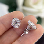 White Gold GIA Cert. Lab Grown Diamond Stud Earrings. (etsy image id: 5888374249)