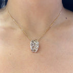 18Kt Rose Gold Diamond Pendent with 1.45ct natural diamonds & 1.15ct slices diamonds .G-H color, VS2-SI clarity.    DP053 I,AJJ (etsy image id: 6128655811)