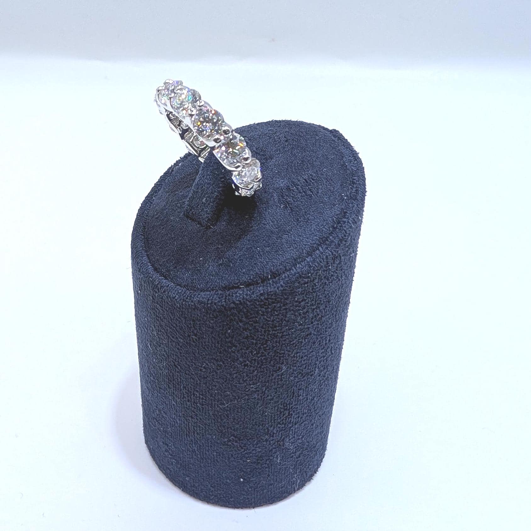 Lab Grown Diamond Full Circle Eternity Wedding Band (etsy image id: 6866615430)