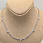 Multi-Heart Shape Diamond Tennis Necklace (etsy image id: 6866676028)
