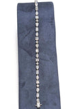 Fancy Shape Lab Grown Diamond Tennis Bracelet (etsy image id: 6866679558)