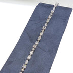 Fancy Shape Lab Grown Diamond Tennis Bracelet (etsy image id: 6866681792)