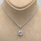 Lab Grown Pear Shape Diamond Pendant (etsy image id: 6866689570)