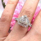 18KWG 1.51ct GIA Natural F-SI1 Heart Shaped Diamond with a Halo 1.65ct Diamonds Statement Ring (etsy image id: 6866716690)