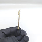 Yellow Gold Full Circle Diamond Bangle (etsy image id: 6873490954)