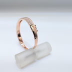 Rose Gold Diamond Fancy Stacking Bangle (etsy image id: 6912671637)