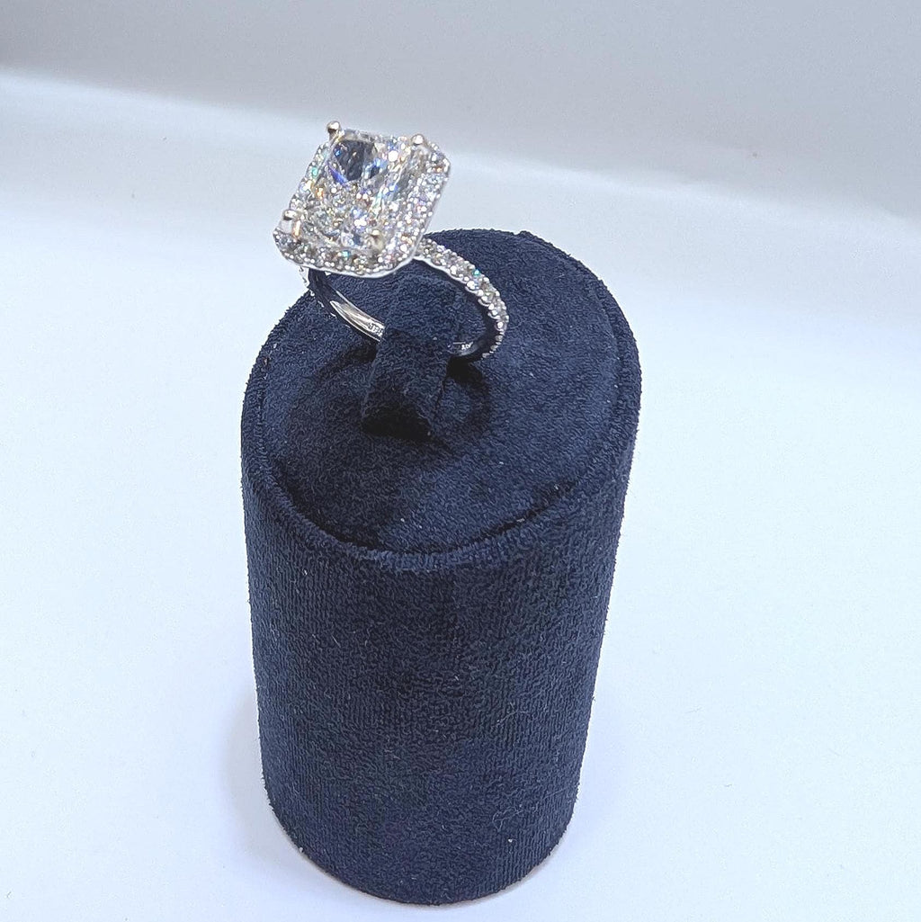 Stunning Radiant GIA Lab Diamond Engagement Ring (etsy image id: 6914628159)