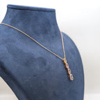 Sapphire and diamond drop pendant (etsy image id: 6914640927)