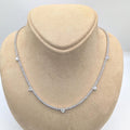 Multi-Heart Shape Diamond Tennis Necklace (etsy image id: 6914655457)