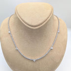 Multi-Heart Shape Diamond Tennis Necklace (etsy image id: 6914655457)