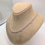 Multi-Heart Shape Diamond Tennis Necklace (etsy image id: 6914656575)