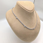 Multi-Heart Shape Diamond Tennis Necklace (etsy image id: 6914657829)