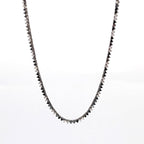 Gold with Black Rhodium Black and White Diamond Tennis necklace (etsy image id: 6920150526)