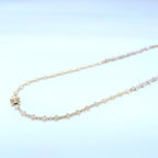 Yellow Gold Natural Diamond Necklace (etsy image id: 6920210288)