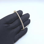 Yellow Gold Full Circle Diamond Bangle (etsy image id: 6921471087)