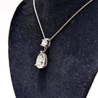 Luxurious Pear Shape Certified Lab Diamond Pendant on White Gold (etsy image id: 6929182792)