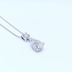 Luxurious Pear Shape Certified Lab Diamond Pendant on White Gold (etsy image id: 6929191108)