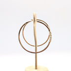 Yellow Gold This Medium Diamond Inside Out Hoop Earrings (etsy image id: 6929398634)