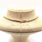 Luxurious Yellow Gold Round Cut Diamonds and Baguette Cut Ruby Necklace (etsy image id: 6934758968)
