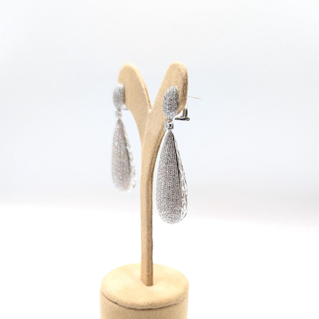 18K White Gold Diamond Drop Earrings – 6.02CT DIER0118 (etsy image id: 6948140428)