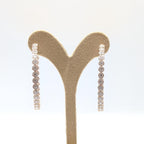 Rose Gold Large Inside-Out Diamond Hoop Earrings (etsy image id: 6968052553)
