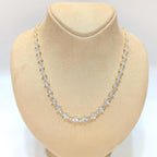 Yellow Gold Natural Diamond Necklace (etsy image id: 6968183569)