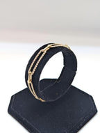 Yellow Gold Chain Link Bracelet with Alternating Diamond Links (etsy image id: 6974958658)