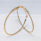 Yellow Gold This Medium Diamond Inside Out Hoop Earrings (etsy image id: 6977358035)