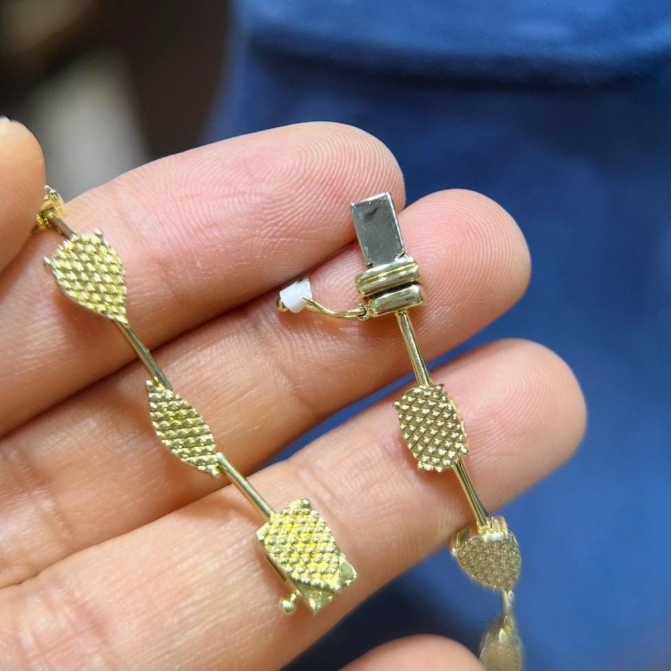 14K Yellow Gold Diamond Necklace – 3.87ct Natural Diamonds G-H VS2  DC-N14708-2 AGJJ (etsy image id: 7247428145)