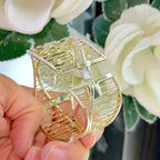 14K Yellow Gold Diamond Bangle – 3.52ct Round Diamonds DC-BNG TGJJ (etsy image id: 7247437117)