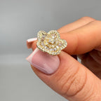 14k Yellow Gold 2.00ct Natural Diamond Earrings. DIERO132 IITJ (etsy image id: 7787347596)