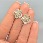 14k Yellow Gold 2.00ct Natural Diamond Earrings. DIERO132 IITJ (etsy image id: 7787347632)