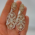 14kT Yellow Gold Earrings with 10.15 ct Diamonds DIER0186 IITJJ (etsy image id: 7787498516)