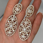 14kT Yellow Gold Earrings with 10.15 ct Diamonds DIER0186 IITJJ (etsy image id: 7787498526)