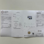 18KT White Gold 5.04ct Oval IGI Certified Lab-Grown Diamond Ring with 2.90ctw Natural Diamonds. OVER020 ANJJ (etsy image id: 7816859056)