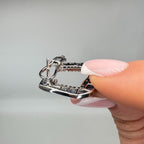 14kT White Gold Earrings with 0.90ct Diamonds and 3.50ct Sapphires. IZNJ (etsy image id: 7835315343)