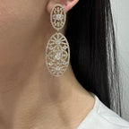 14kT Yellow Gold Earrings with 10.15 ct Diamonds DIER0186 IITJJ (etsy image id: 7835430015)