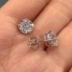 14KT White Gold 4.19 CT IGI Certified Lab-Grown Diamond Stud Earrings – E Color VS1 Clarity.  LTJ __etsy:7860835291