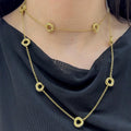 14KT Yellow Gold 34-Inch Necklace IZJJ (etsy image id: 7959529998)