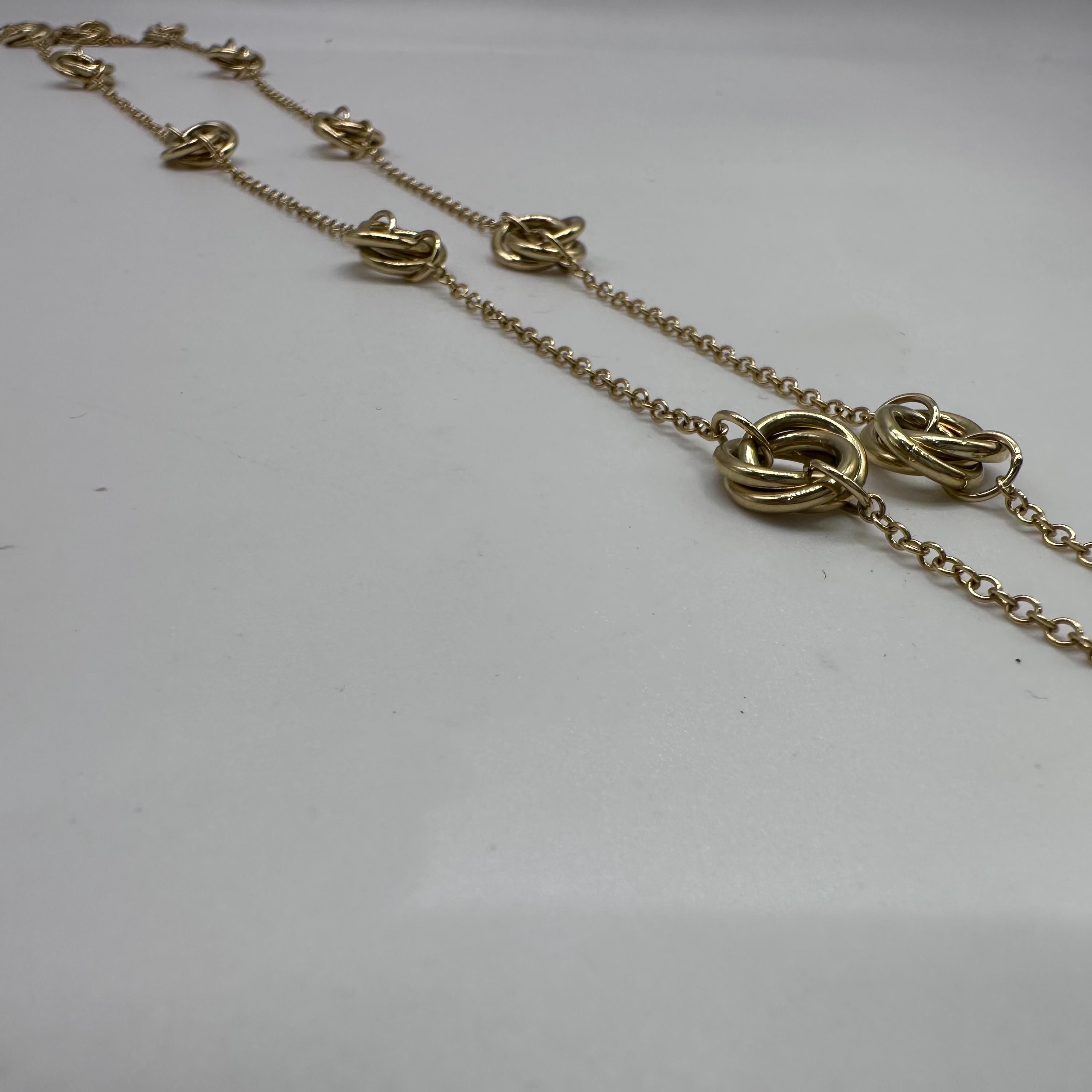 14KT Yellow Gold 34-Inch Necklace IZJJ (etsy image id: 7959534762)