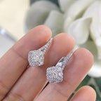 14K White Gold Diamond Earrings 2.10CT  DIER02 IIJJ (etsy image id: 7998747064)