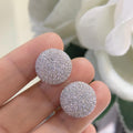 18K White Gold Earrings 3.27ct in Natural Diamonds. GTJJ (etsy image id: 8008500172)